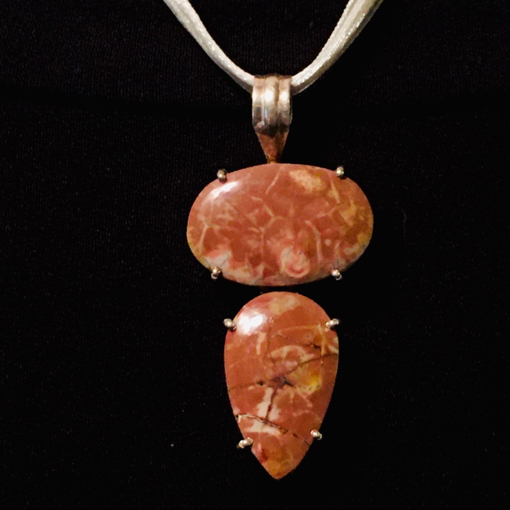 Rhyolite Natural Gemstone Pendant
